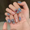 Exquisite Nail Art Accessories – Stunning Handmade Nail Studs-308-2 Close-up of custom-made handmade nail studs, designed to elevate the look of your nails with exquisite craftsmanship.