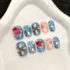 Exquisite Nail Art Accessories – Stunning Handmade Nail Studs-308-3 Close-up of custom-made handmade nail studs, designed to elevate the look of your nails with exquisite craftsmanship.
