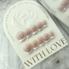 Exquisite Nail Art Accessories – Stunning Handmade Nail Studs-759-2 Close-up of custom-made handmade nail studs, designed to elevate the look of your nails with exquisite craftsmanship.