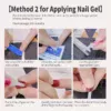 003 Handmade Luxury Press-on Nails | Reusable Custom Nail Art Set