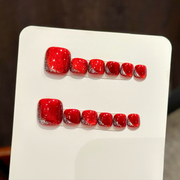 003 Custom Press-on Nails, Handcrafted Luxury Nail Art, Salon Quality