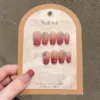 Handmade Nail Studs – Elegant & Exquisite Designs for Nail Art-1536-3 A set of handmade nail studs in various elegant designs, perfect for adding a sophisticated touch to your nail art.