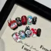 Exquisite Nail Art Accessories – Stunning Handmade Nail Studs-2075-3 Close-up of custom-made handmade nail studs, designed to elevate the look of your nails with exquisite craftsmanship.