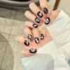 Exquisite Nail Art Accessories – Stunning Handmade Nail Studs-2376-2 Close-up of custom-made handmade nail studs, designed to elevate the look of your nails with exquisite craftsmanship