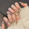 Handmade Nail Studs – Elegant & Exquisite Designs for Nail Art-2479-2 A set of handmade nail studs in various elegant designs, perfect for adding a sophisticated touch to your nail art.