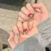 Exquisite Nail Art Accessories – Stunning Handmade Nail Studs-2772-2 Close-up of custom-made handmade nail studs, designed to elevate the look of your nails with exquisite craftsmanship.