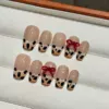 Exquisite Nail Art Accessories – Stunning Handmade Nail Studs-2772-3 Close-up of custom-made handmade nail studs, designed to elevate the look of your nails with exquisite craftsmanship.