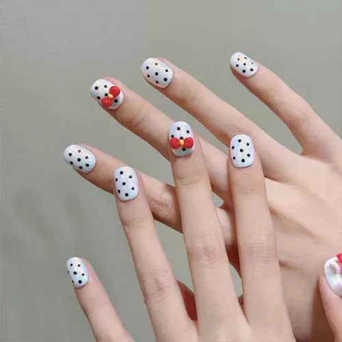 Handmade Nail Studs – Elegant & Exquisite Designs for Nail Art-2885-1 A set of handmade nail studs in various elegant designs, perfect for adding a sophisticated touch to your nail art.
