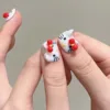 Handmade Nail Studs – Elegant & Exquisite Designs for Nail Art-2885-3 A set of handmade nail studs in various elegant designs, perfect for adding a sophisticated touch to your nail art.