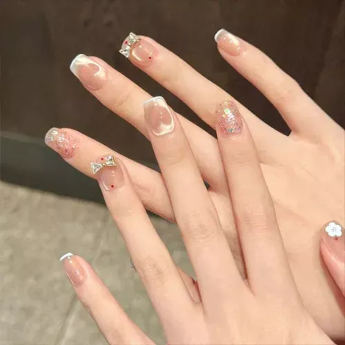 Handmade Nail Studs – Elegant & Exquisite Designs for Nail Art-2898-1 A set of handmade nail studs in various elegant designs, perfect for adding a sophisticated touch to your nail art.
