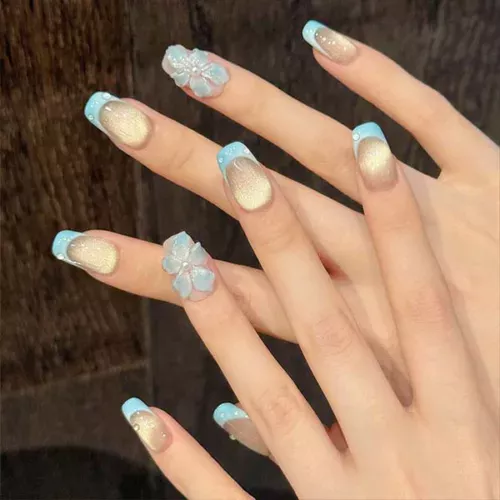 Handmade Nail Studs – Elegant & Exquisite Designs for Nail Art-2985-1 A set of handmade nail studs in various elegant designs, perfect for adding a sophisticated touch to your nail art.
