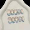 Handmade Nail Studs – Elegant & Exquisite Designs for Nail Art-2985-3 A set of handmade nail studs in various elegant designs, perfect for adding a sophisticated touch to your nail art.