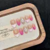 Handmade Nail Studs – Elegant & Exquisite Designs for Nail Art-3002-3 A set of handmade nail studs in various elegant designs, perfect for adding a sophisticated touch to your nail art.