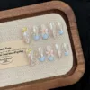 Handmade Nail Studs – Elegant & Exquisite Designs for Nail Art-3041-3 A set of handmade nail studs in various elegant designs, perfect for adding a sophisticated touch to your nail art.