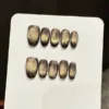 Handmade Nail Studs – Elegant & Exquisite Designs for Nail Art-3155-3 A set of handmade nail studs in various elegant designs, perfect for adding a sophisticated touch to your nail art.