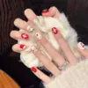 Handmade Nail Studs – Elegant & Exquisite Designs for Nail Art-3164-2 A set of handmade nail studs in various elegant designs, perfect for adding a sophisticated touch to your nail art.