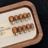 Handmade Nail Studs – Elegant & Exquisite Designs for Nail Art-361-3 A set of handmade nail studs in various elegant designs, perfect for adding a sophisticated touch to your nail art.