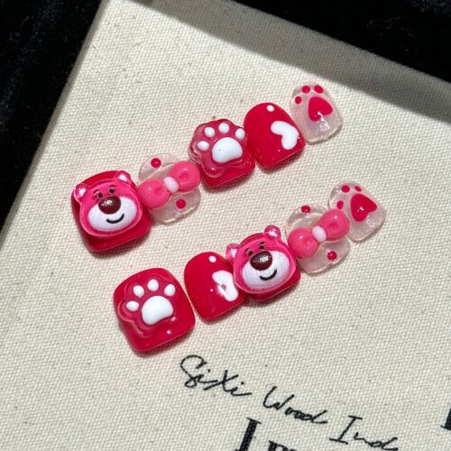 Handmade Luxury Press-on Nails | Reusable Custom Nail Art Set