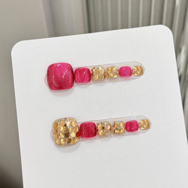 Handmade Luxury Press-on Nails | Reusable Custom Nail Art Set