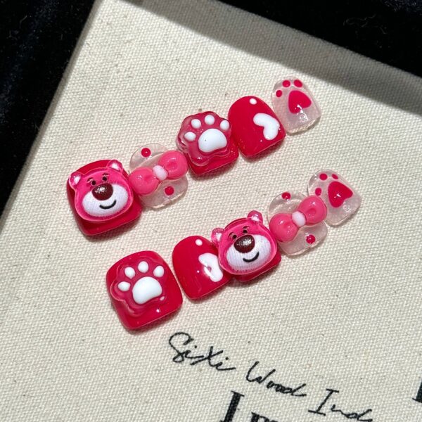 Handmade Luxury Press-on Nails | Reusable Custom Nail Art Set