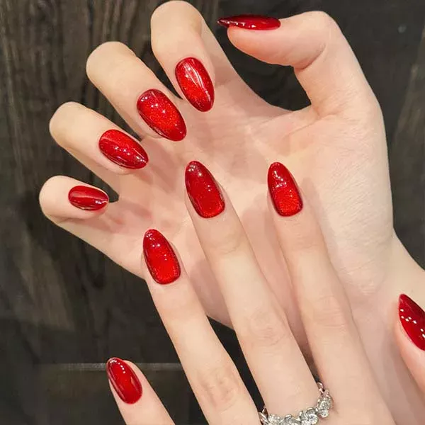 Close-up of custom-made handmade nail studs, designed to elevate the look of your nails with exquisite craftsmanship.