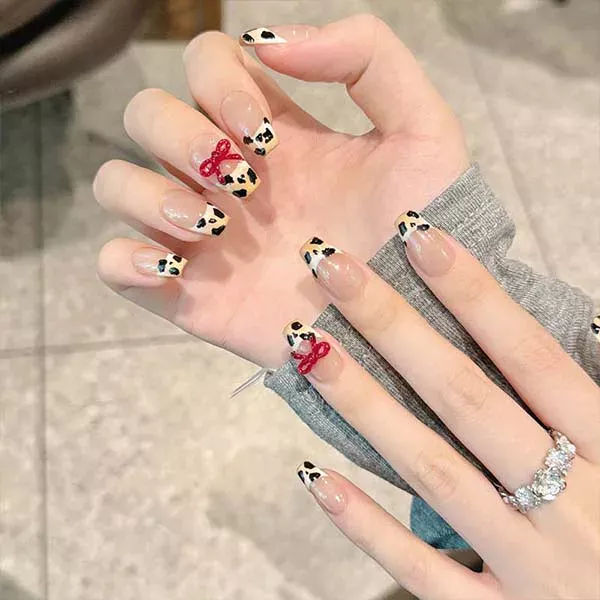 Close-up of custom-made handmade nail studs, designed to elevate the look of your nails with exquisite craftsmanship.