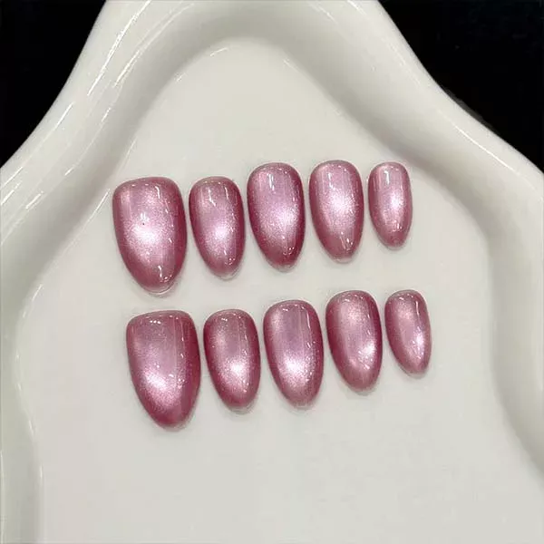 A set of handmade nail studs in various elegant designs, perfect for adding a sophisticated touch to your nail art.