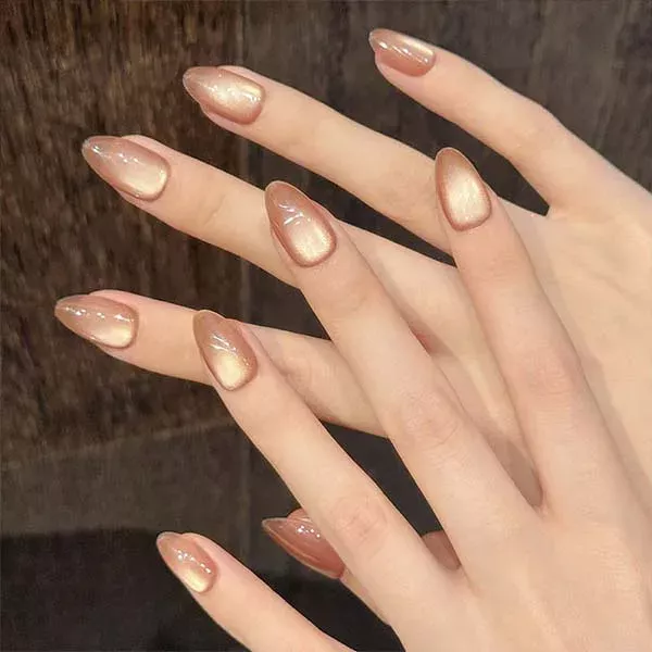 A set of handmade nail studs in various elegant designs, perfect for adding a sophisticated touch to your nail art.